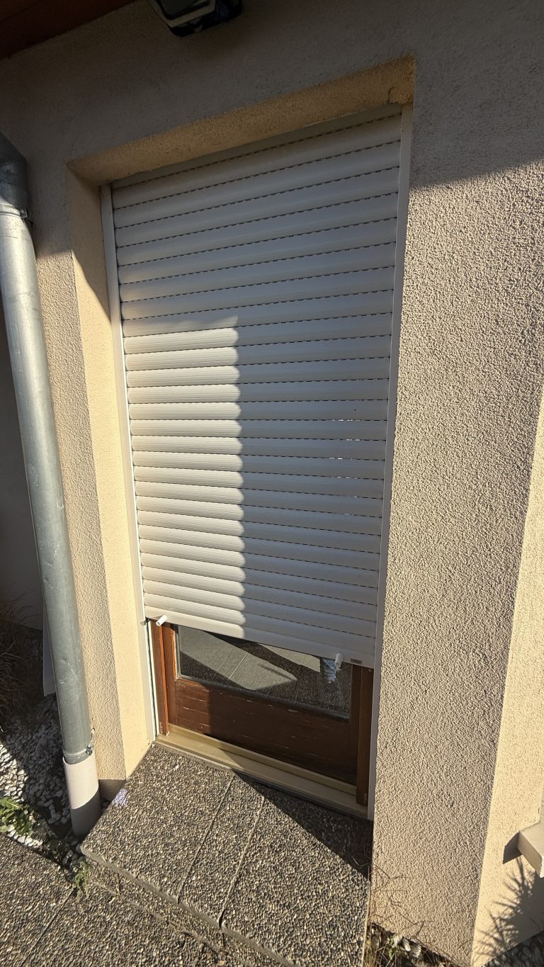 Remplacement d’un tablier de volet roulant en Alu à Rhinau Proche de Hilsenheim