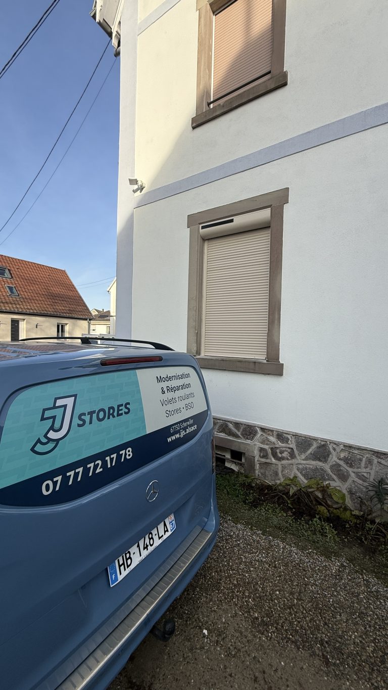Installation d’un volet roulant solaire Franciaflex garantie 8 ans à Muttersholtz Proche de Hilsenheim